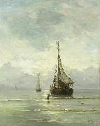 Hendrik Willem Mesdag Calm Sea Spain oil painting artist
